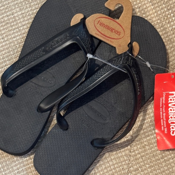 Havaianas Men’s Classic Black Sandals - Picture 1 of 5